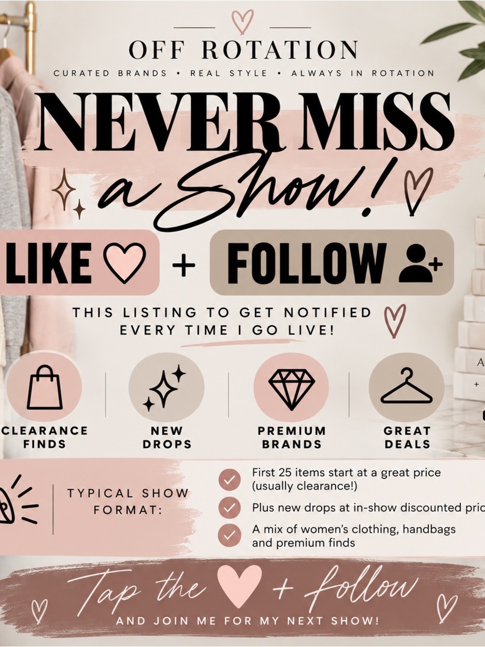 LIKE THIS LISTING + FOLLOW MY CLOSET DO NOT BUY LISTING